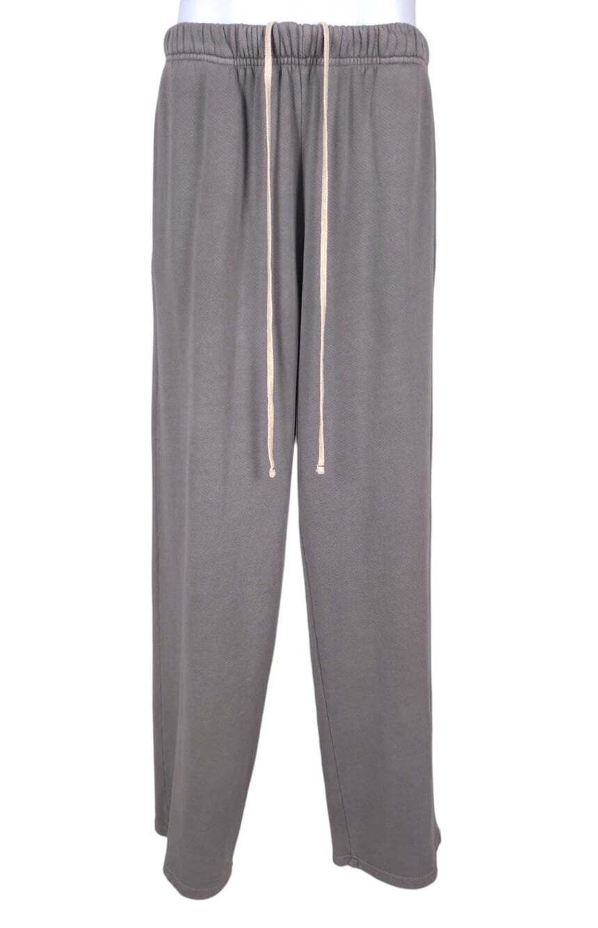 Les Tien Cotton French Terry Lounge Pants US M EU 48 Mens Gray Sweatpants $155